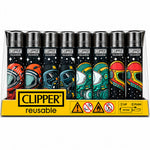 Load image into Gallery viewer, CLIPPER Lighters Printed Various Designs Box Of 48