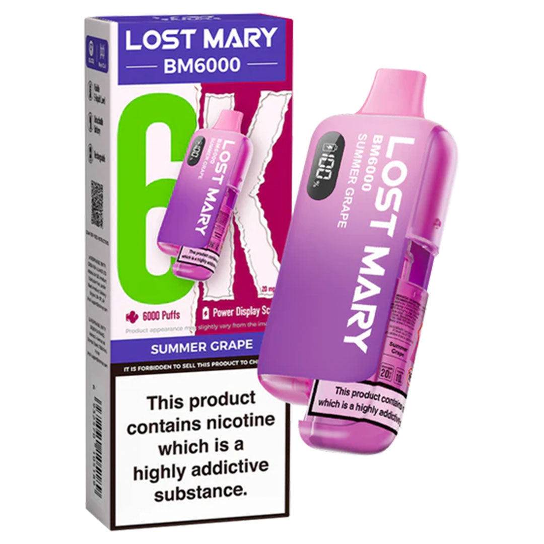 Lost Mary BM6000 Prefilled Vape KIT 10mg