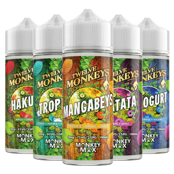 Twelve Monkeys 100ml Shortfill