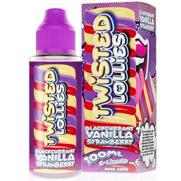 Twisted Lollies - Blackcurrant Vanilla Strawberry 100ml E-Liquid