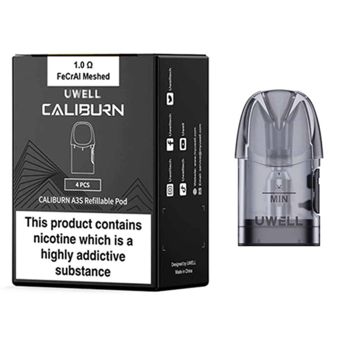 Uwell Caliburn A3S Replacement Pods 4 pack