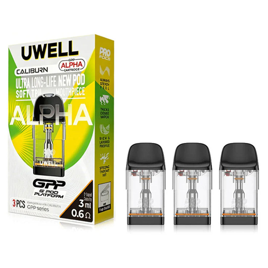 Uwell GPP Alpha Replacement Pod Cartridge (4pcs/pack)