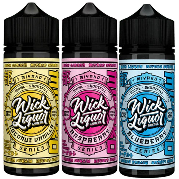 Wick Liquor E-Liquid Miyako Yoghurt 100ml Shortfill