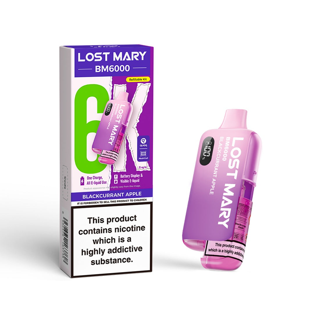 Lost Mary BM6000 Prefilled Vape KIT 10mg