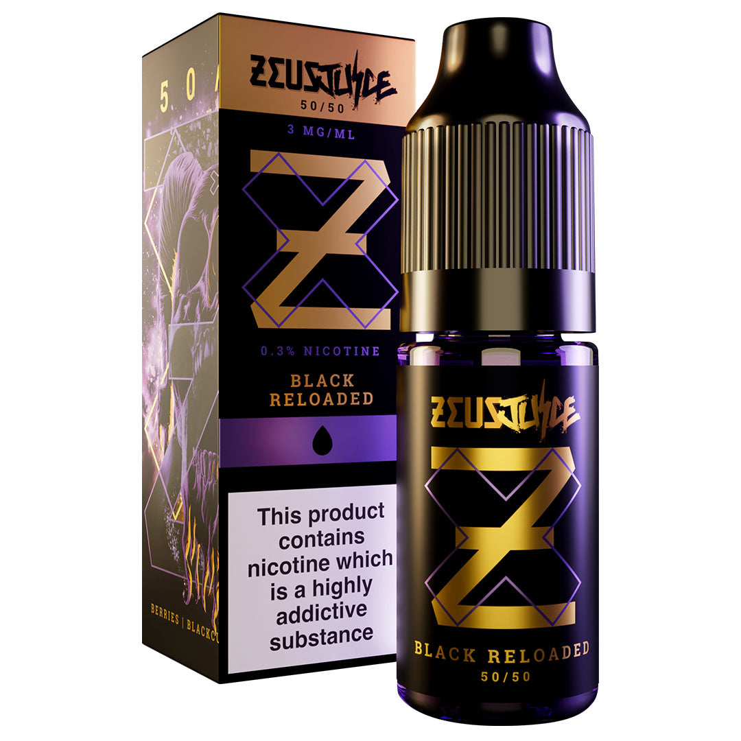 Black Reloaded (50/50) By Zeus Juice 10ml