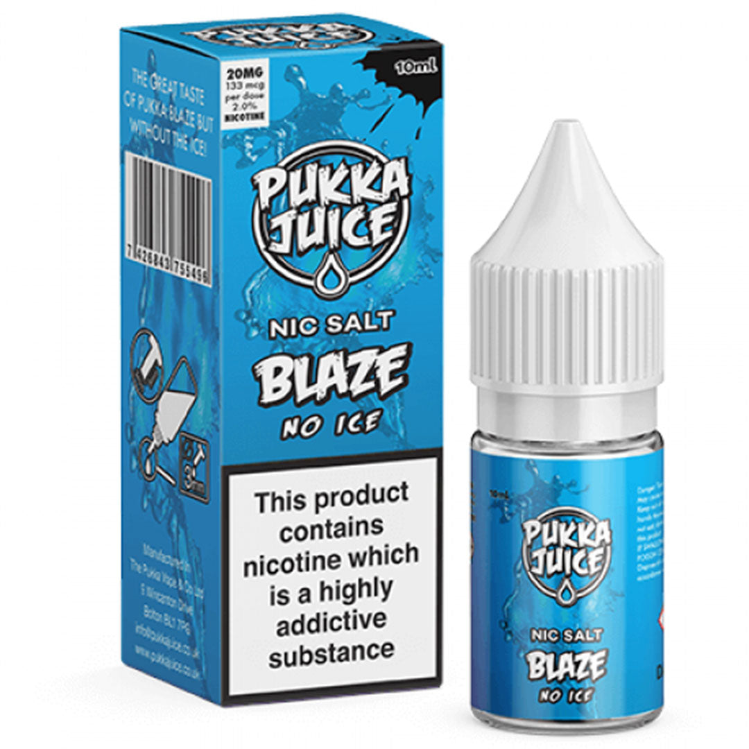 Blaze no Ice By Pukka Juice Nic Salt E-Liquid