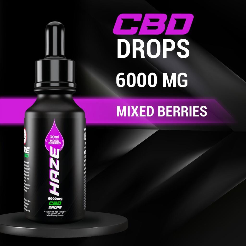 Mixed Berries Haze CBD Drops 30ml 6000mg