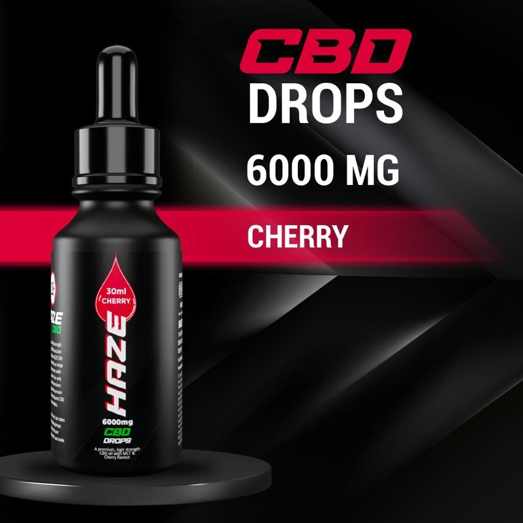 Cherry Haze CBD Drops 30ml 6000mg