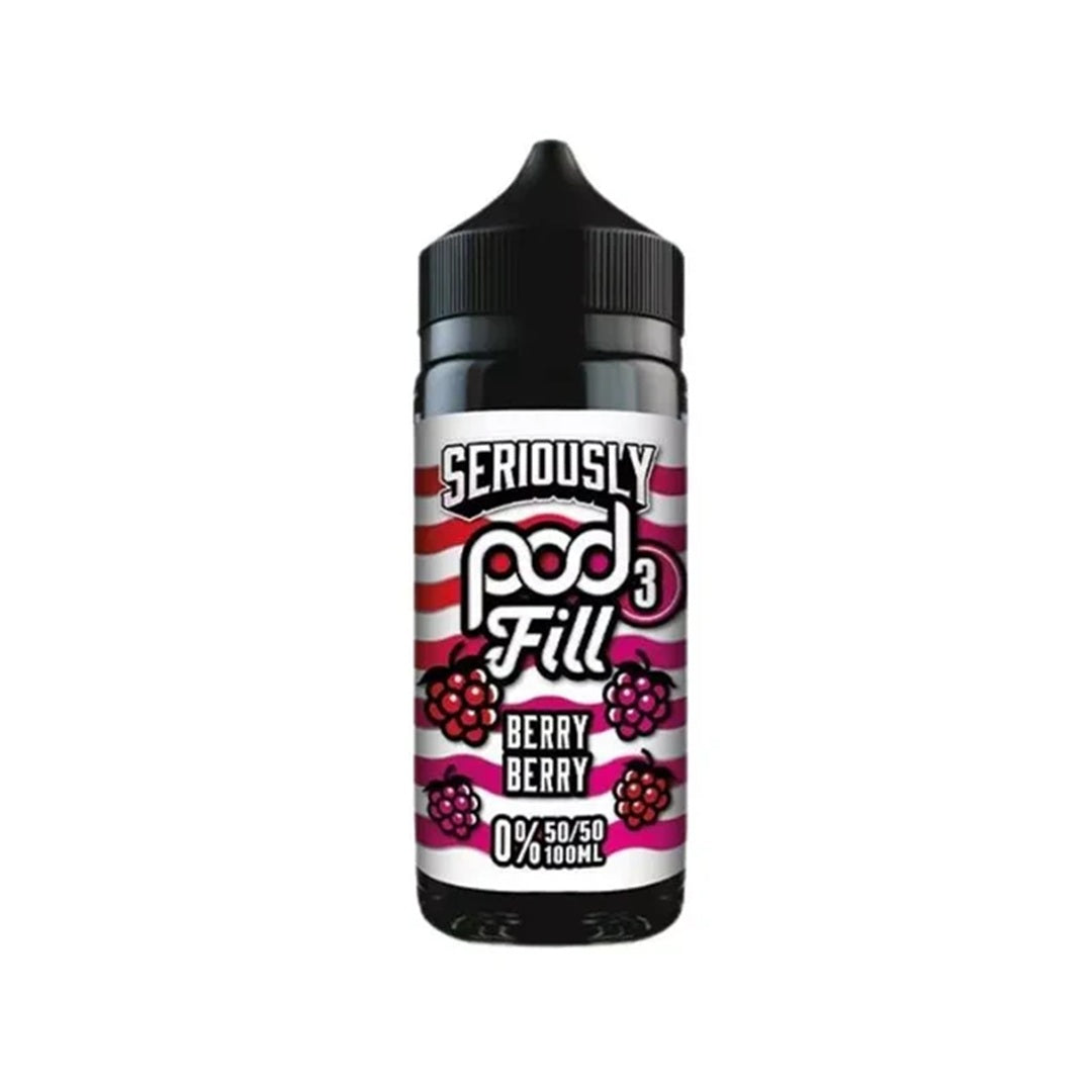 Doozy Vape Seriously Pod Fill 3 50/50 0mg 100ml Shortfill