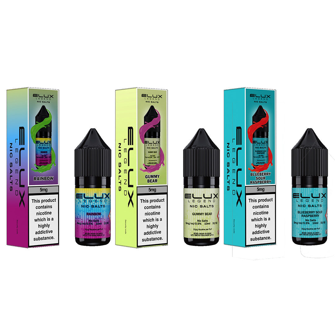 Elux Legend 5mg E Liquid Nic Salt 10ml