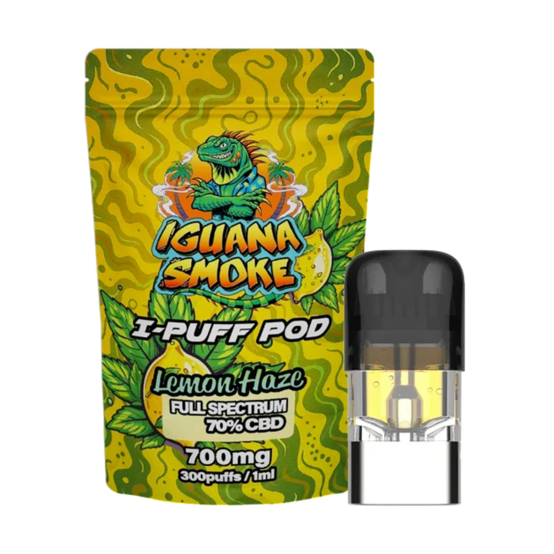 Iguana Smoke I-Puff 1ml CBD Vape Replacement Pod (700mg)