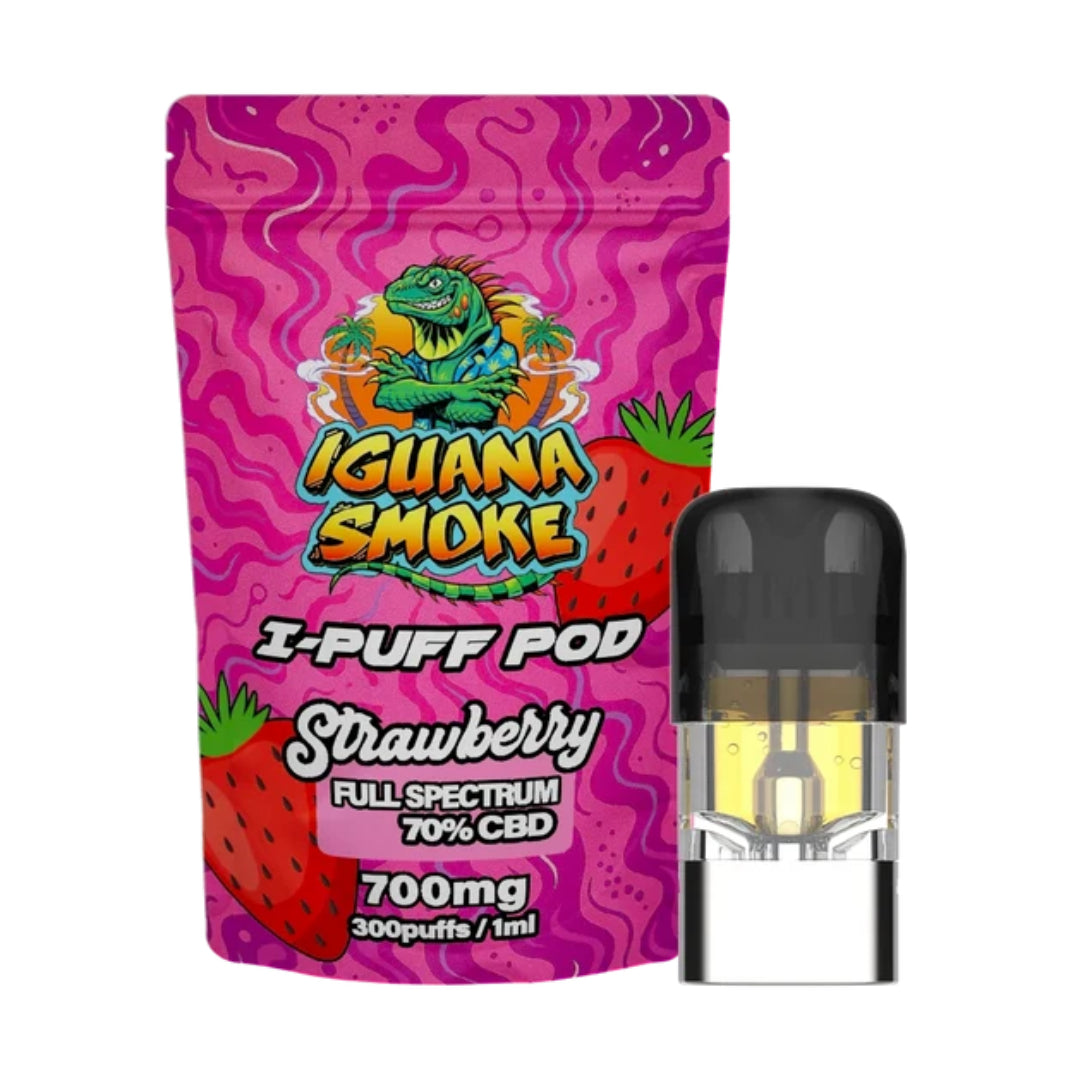 Iguana Smoke I-Puff 1ml CBD Vape Replacement Pod (700mg)
