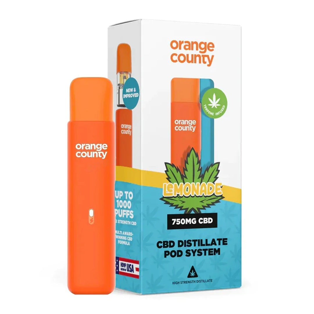 Orange County CBD Distillate Pod System 1ml
