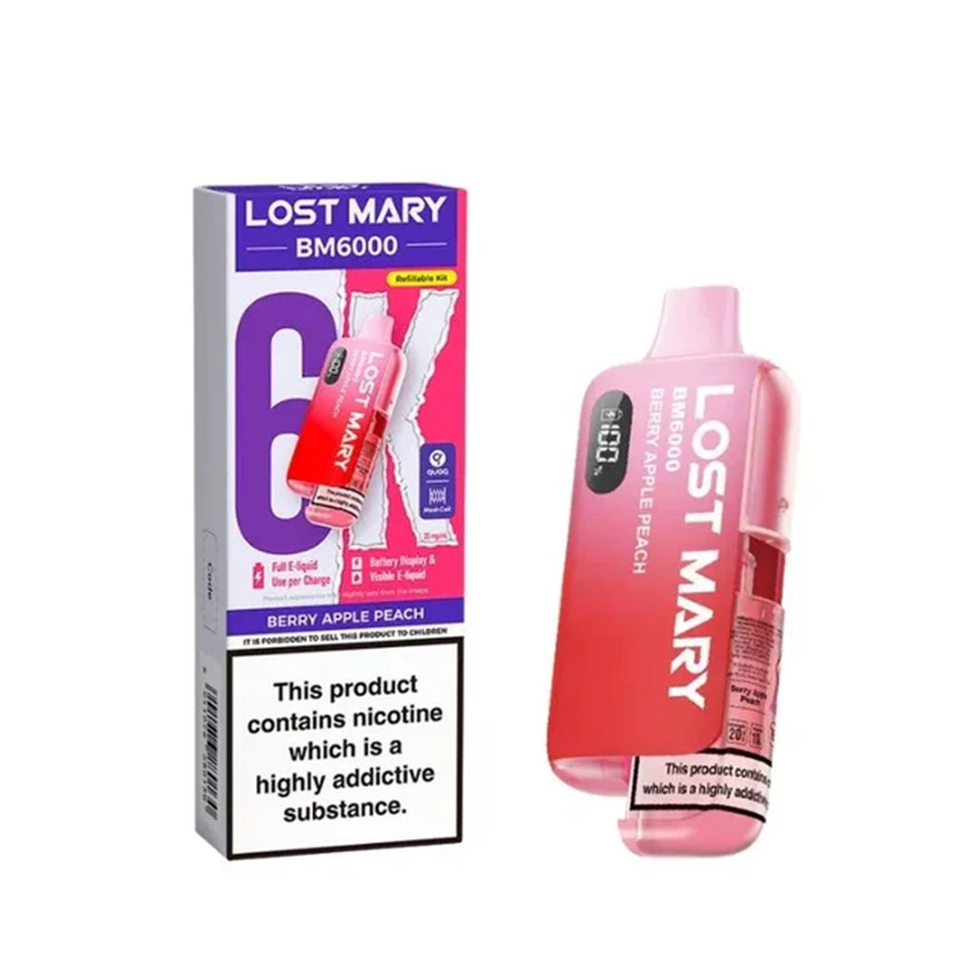 Lost Mary BM6000 Prefilled Vape KIT 10mg