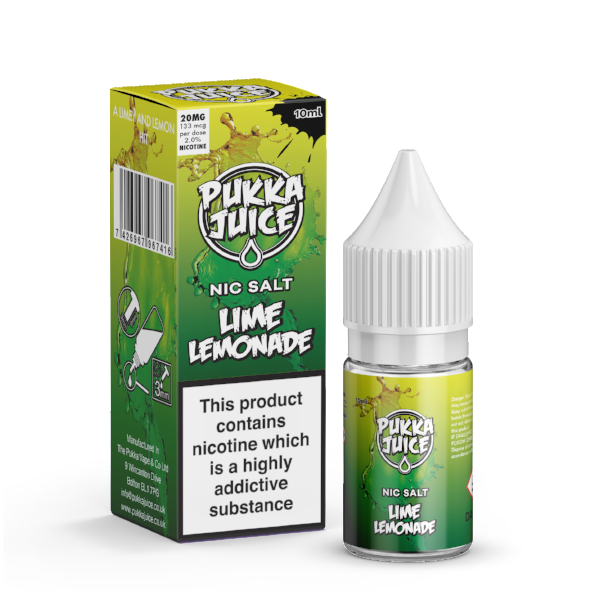 Pukka Juice Nic Salt Lime Lemonade E-Liquid
