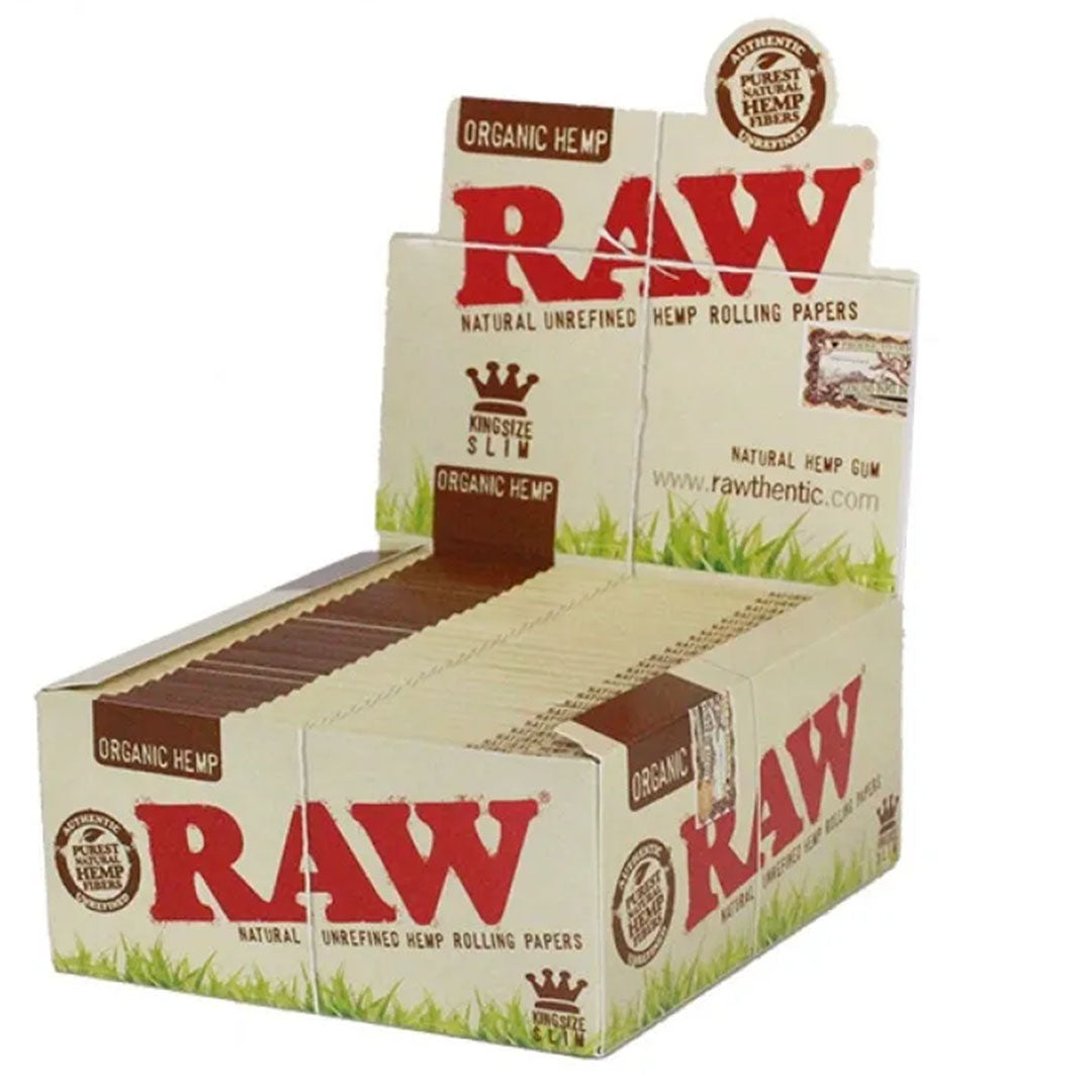 RAW Organic Hemp KS Slim (box of 50)