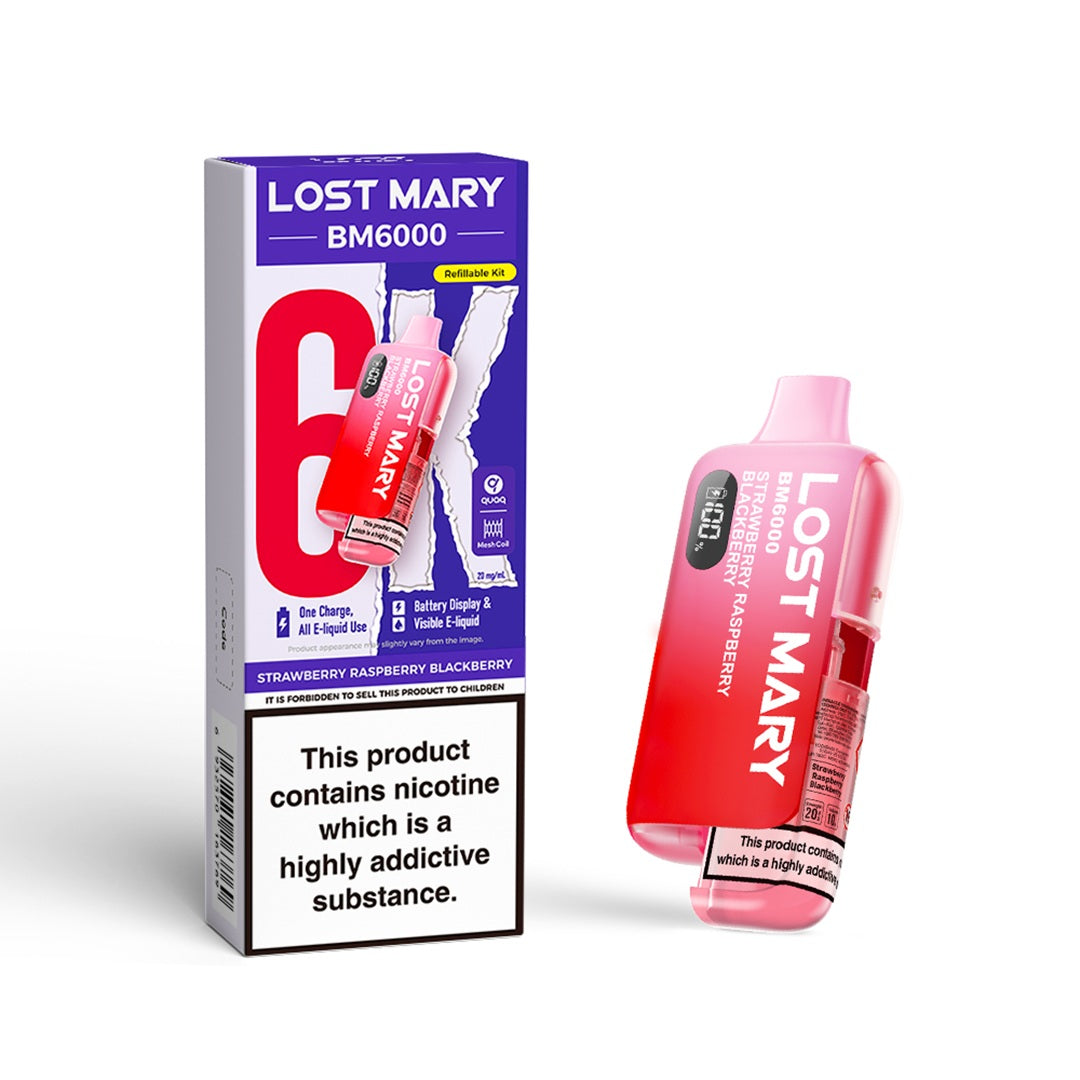 Lost Mary BM6000 Prefilled Vape KIT 0mg