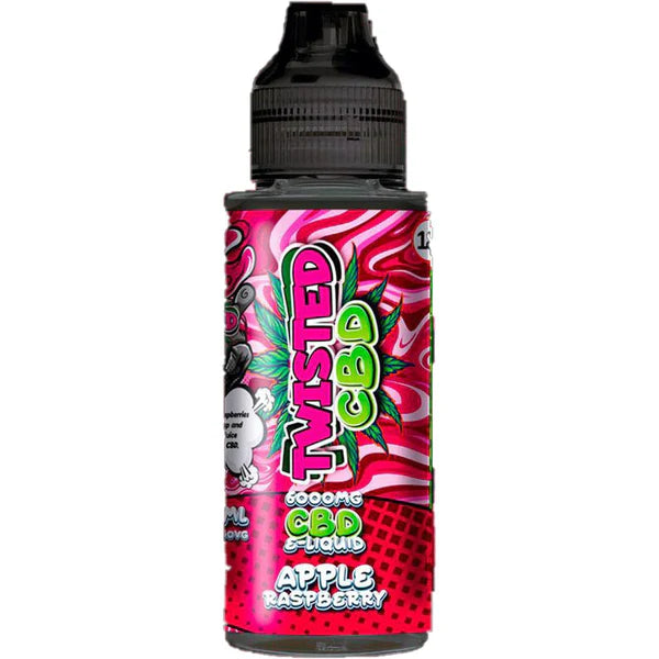 Twisted CBD Apple Raspberry 6000mg E-Liquid