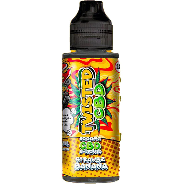 Twisted CBD Strawbz Banana 6000mg E-Liquid