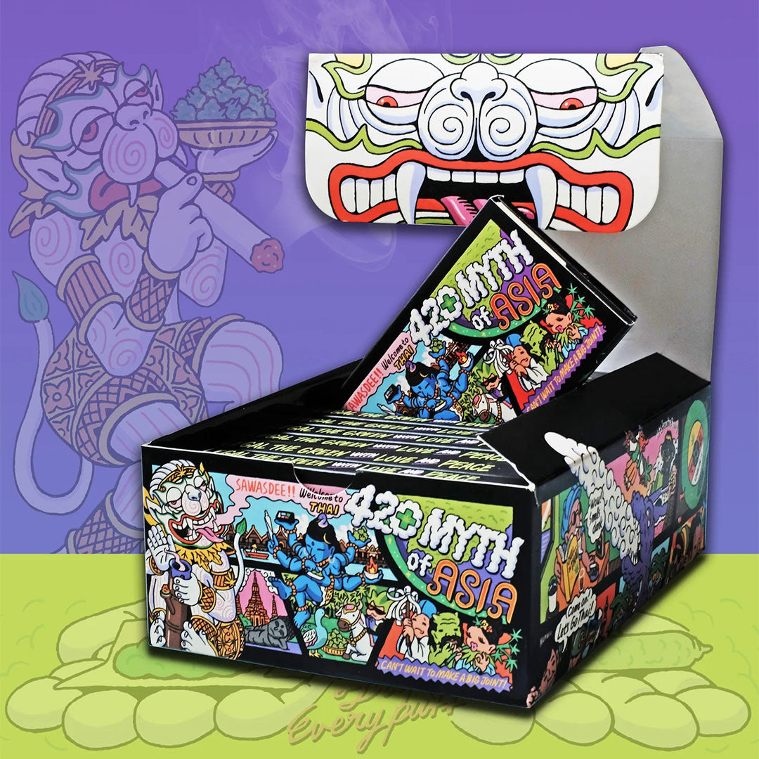 Asia420 Rolling Paper V2 (Box Of 15) - Black box