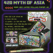 Asia420 Rolling Paper V2 (Box Of 15) - Black box